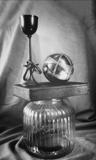 Glass, Box,Ball & Goblet