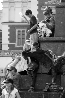 School Children in Krakow School Children in Krakow