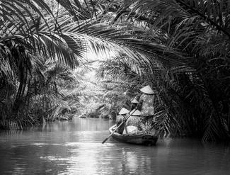 Sampan on the Mekong Sampan on the Mekong