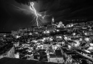 Storm in Matera