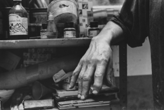 Hand of Frank Auerbach