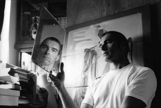 Artist David Dipre in his London studio Artist David Dipre in his London studio