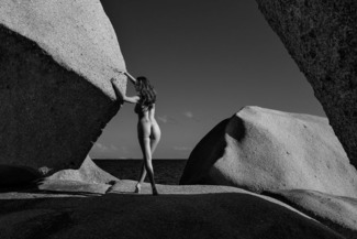 Woman in the Rocks