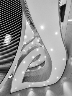 The staircase to the headquarter Lavazza The staircase to the headquarter Lavazza