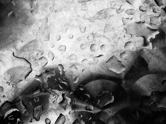 Rain on Metal Table Rain on Metal Table