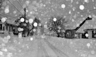 Romanian Village In Snow, Garana