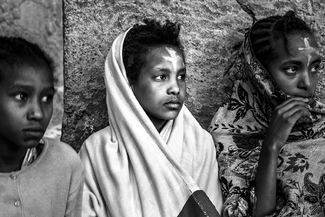 Girl with Cross on Forehead Girl with Cross on Forehead