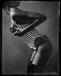 Marisa In Striped Corset Marisa In Striped Corset