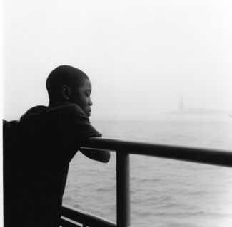 child on ferry 
