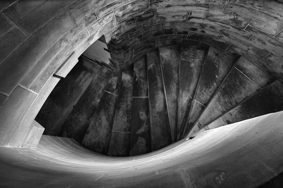 Staircase. Lambay Castle.