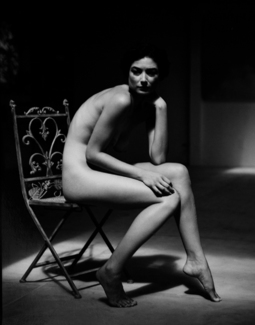 Nude in chair