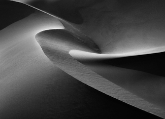 Abstract in Namibia's Sossusvlei Desert