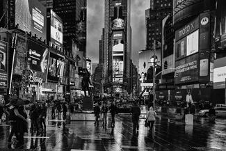 Night in Time Square. Night in Time Square.