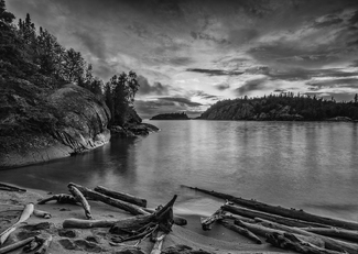 Evening Pukaskwa Provincial Park