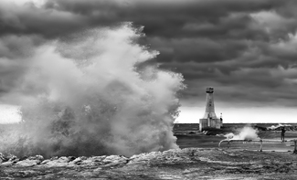 A Lone Surfer A Lone Surfer