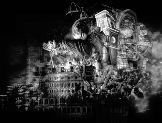 Assault on the carnival float  Assault on the carnival float