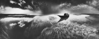 A lonely night at the river bank A lonely night at the river bank