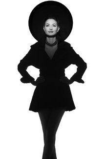 Woman in black Woman in black