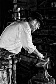 Blacksmith at Work Blacksmith at Work