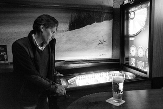 Pin-ball Player, Bruges, Belgium Pin-ball Player, Bruges, Belgium