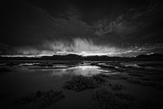 Sunset Bonneville Salt Flats