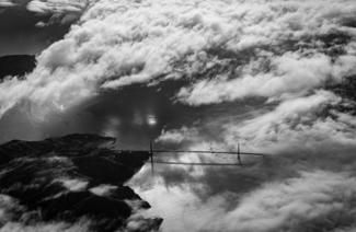 Golden Gate and Clouds
