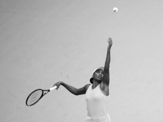 Venus Williams Serving