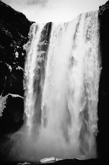 Misty Falls At Vik Misty Falls At Vik
