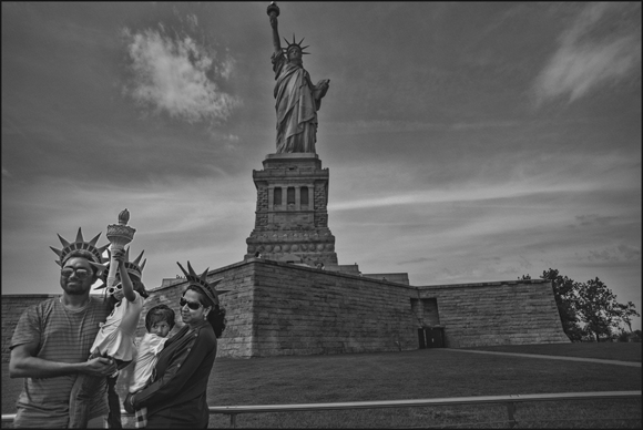 Family & Lady Liberty