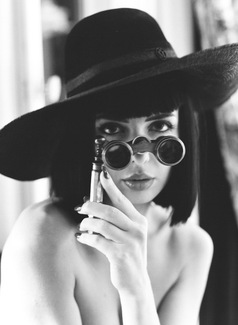 Klaudia with Glasses Klaudia with Glasses