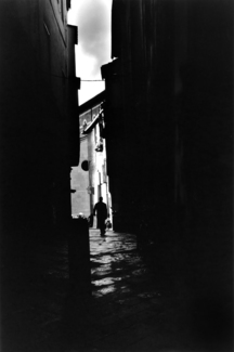 a Man in a Alley
