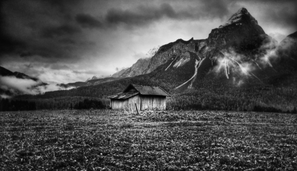 solitary hut