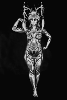 Deer Lady Bodypainting Deer Lady Bodypainting