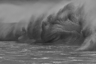 Wave And Backwash. Wave And Backwash.