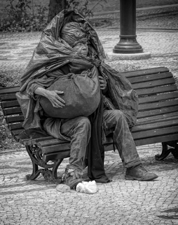 Lady with Bags Lady with Bags