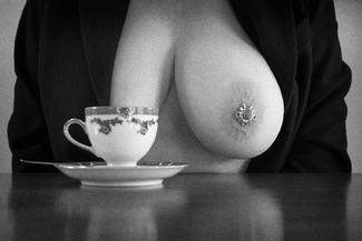 Cup a tea (self-portrait) Cup a tea (self-portrait)