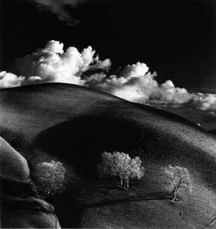 Clouds and hillside Clouds and hillside