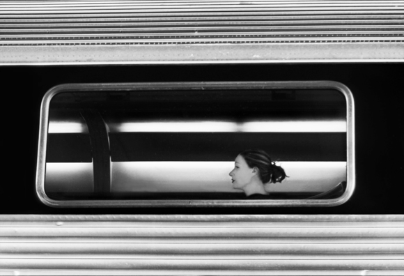 Woman on a Train