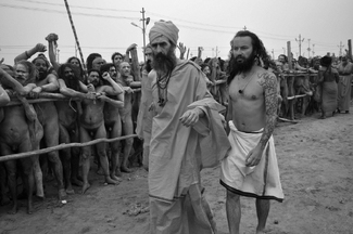 Western Sadhus among Nagas  Western Sadhus among Nagas