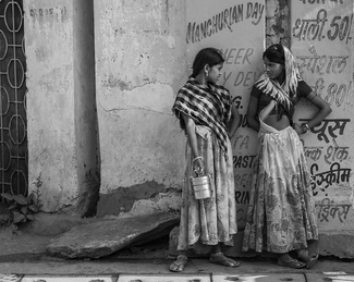 Bhil Tribal Girl Chatting Bhil Tribal Girl Chatting