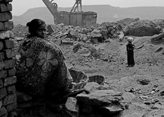 Coal loader resting Coal loader resting