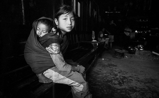 Konyak children Konyak children