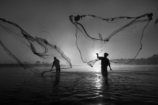 Fishing at Dawn Fishing at Dawn