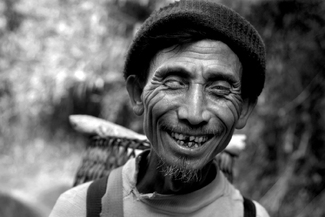 Laotian Paddy Rice Farmer