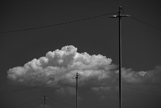 Wires/wood/sky Wires/wood/sky
