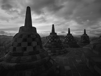 Borobudur Stupas #1, Indonesia - 2011 Borobudur Stupas #1, Indonesia - 2011