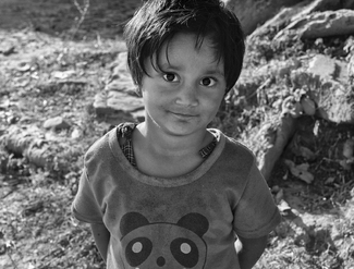 Girl in Rural Nepal Girl in Rural Nepal