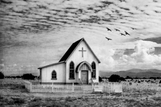 A Lone Prairie Church