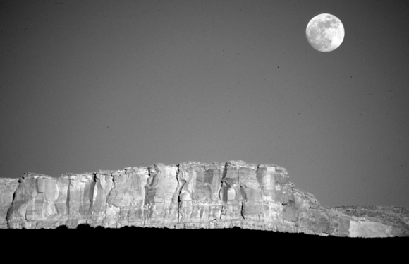Moon Over Capitol Reef