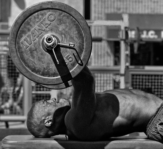 Weightlifter-Venice Beach, Los Angeles Weightlifter-Venice Beach, Los Angeles